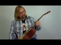 Custom Tippin Staccato Guitar, played by Paul Heumiller