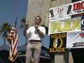 Arnold Schwarzenegger Introduces Joe Weider at Muscle Beach