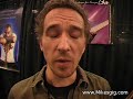 Sebastien Aquilina talks about his beautifully hand-crafted basses at Winter NAMM, January 16, 2011. French Luthier Sebastien Aquilina designs and builds custom 