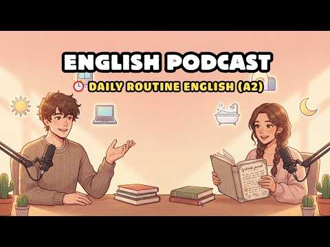 Daily Routine English Conversation | Talk About Your Day in 5 Steps (A2 ...