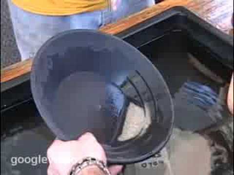Gold panning tricks