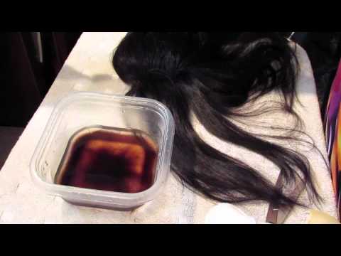 how to dye silk base closure