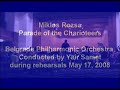on may 17, 2008 the belgrade philharmonic orchestra conducted by yair samet, performed an all-rozsa concert in belgrade's kolarac hall. this video clip is taken from the concert rehearsal, with the orchestra playing 