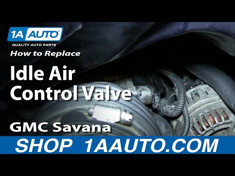 How To Install Replace Idle Air Control Valve Chevy Express GMC Savana 6.0L