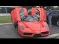 ENZO FERRARI ENZO ORANGE rosso dino - walk around- fly by