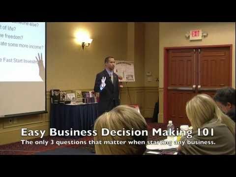 0 Get Off The Fence Business Formula!  The 3 Business Questions