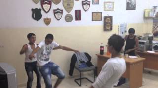 A birthday party in Azza camp