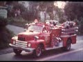 Fire truck Parade Pennsylvannia 1960's