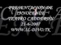 PRESENTACION INNOCENCE (GERALDINE LARROSA) CON CARLOS MARIN