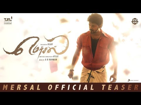 Vijay's Mersal Teaser Poster full Exclusive Video | Nithyamenon, Atlee