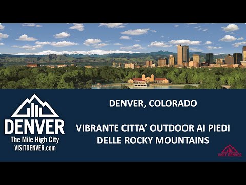 Video 27-3-2025 DENVER, CO: Vibrante città outdoor ai piedi delle Rocky Mountains