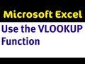 VLOOKUP in Excel 2007