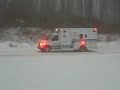 Ambulance going on call Ambulance going on call