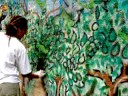 Graffite no Muro do Céu do Mar Graffite no Muro do Céu do Mar