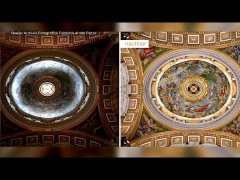 Petersdom: Nach 400 Jahren im Halbdunkel zeigt er sic ...