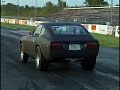  Datsun Nissan 260Z V8 240Z Zcar Drag Race Smoking Tires Burning Rubber Fast Quick