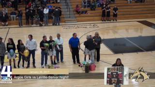 Argos Girls Basketball vs LaVille