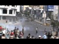 اطلاق الرصاص على المتظاهرين في تعز