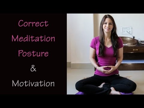how to meditate posture