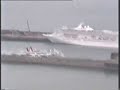 Hovercraft arriving at Dover