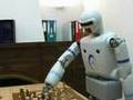 REEM-A, humanoid robot. Playing chess