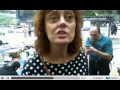 Interview with Susan Sarandon during her visit to the Occupy Wall Street Protestors
