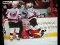 David Clarkson: BIG Hit on vs Hurricanes [ Jan 6, 09 ]