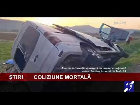 Coliziune mortală, pe o șosea din județul Cluj