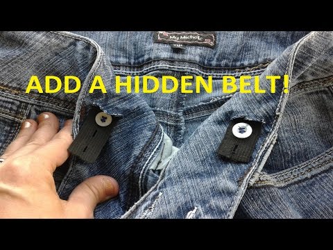 how to keep jeans up without a belt