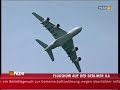 Airbus A380 Flying Low and Making Turns