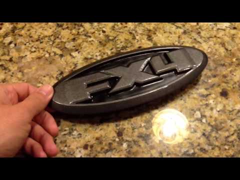 how to custom ford emblems