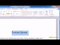 Microsoft Word 2007-2010 – Style