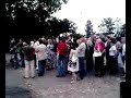 Half an hour before Apocalyptica at Trakai Castle stage 2008