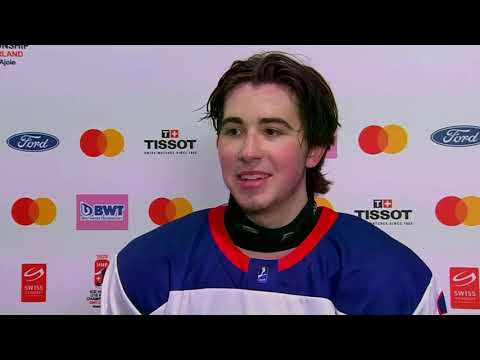 Drew Fortescue On Team's Early Lead vs Switzerland | 2023 U-18 Men's Worlds