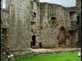 go to: http://www.aberystwyth-online.co.uk

  raglan castle built in the fifteenth-century by sir william ap thomas and his son william herbert, later remodelled by william somerset the third earl of worcester, 1549-89. 
despite attempts of demolition during the civil war, much of the hexagonal-shaped great tower and state apartments still survive today.

view more picture of raglan castle here:
http://www.flickr.com/photos/aberystwyth-online/sets/72157606903583898/