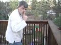 How to Weatherproof a Deck : Deck Staining With a Wool Applicator
