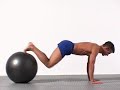 9 Swiss Ball Knee Tuck 9 Swiss Ball Knee Tuck