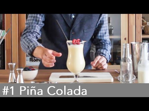 Piña Colada selber machen (Cocktail Tutorial) DRINK UP ...