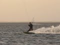 sunset kiteride