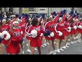 2/2 Russell Grant singing in the rain during New Year's Day Parade London 2012