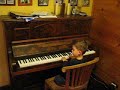 Ollies first piano lesson! Ollies first piano lesson!