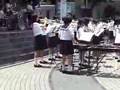 副都心線開通イベント 十文字中高ブラスバンド