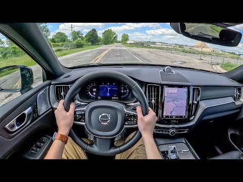 2024 Volvo XC60 Recharge Black Edition Ultimate - POV Test Drive (Binaural Audio)
