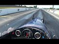 Jerome Beaulieu 175mph Dragster incar run Sanair