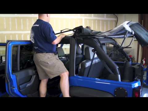 Updated NEW!! How to Install your Soft Top 2012 2013 Jeep Wrangler JK Dual Top