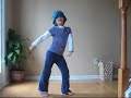 groovy dancing little girl