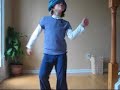 groovy dancing little girl