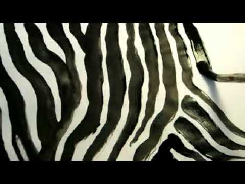 how to draw easy zebra print