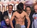 High Quality Manny Pacquiao Miguel Cotto Weigh In from MGM Las Vegas