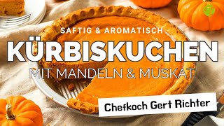 Kürbiskuchen mit Mandel und Sahne | Rezeptempfehlung von Gert Richter